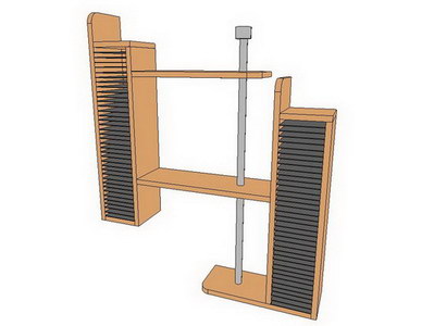 Навесная полка П-0011