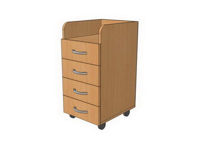 Тумба на колесиках Т-001 (720х480х350)