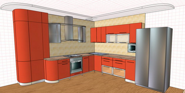 Выполнение дизайн-проекта мебели